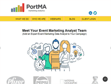 Tablet Screenshot of portma.com